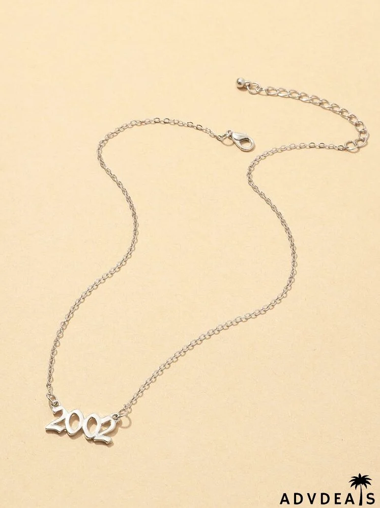 Birthyear Pendant Necklace