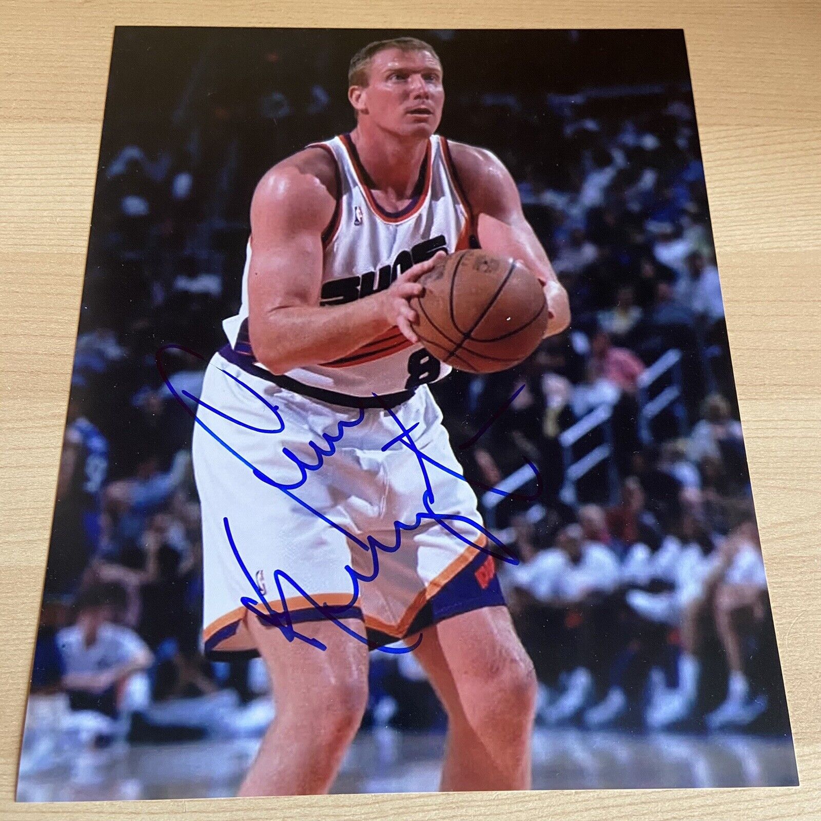 Tim Kempton Phoenix Suns Notre Dame NBA Autographed Signed 8X10 Photo Poster painting W/COA