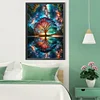 Diamond Painting-DIY Full Round Drill Colorful Abstract Tree(40*60CM)
