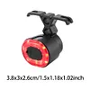 COB Smart Bicycle Rear Light Waterproof Auto Brake Sensing Light (Seat Rails)