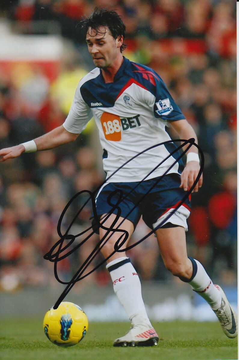 BOLTON HAND SIGNED CHRIS EAGLES 6X4 Photo Poster painting 1.