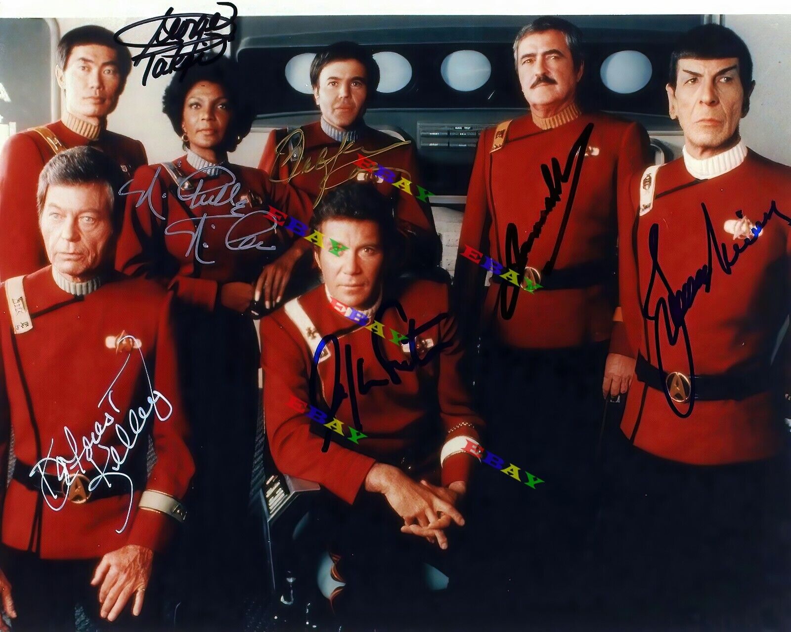 Star Trek Cast Autographed Signed 8x10 Photo Poster painting Reprint