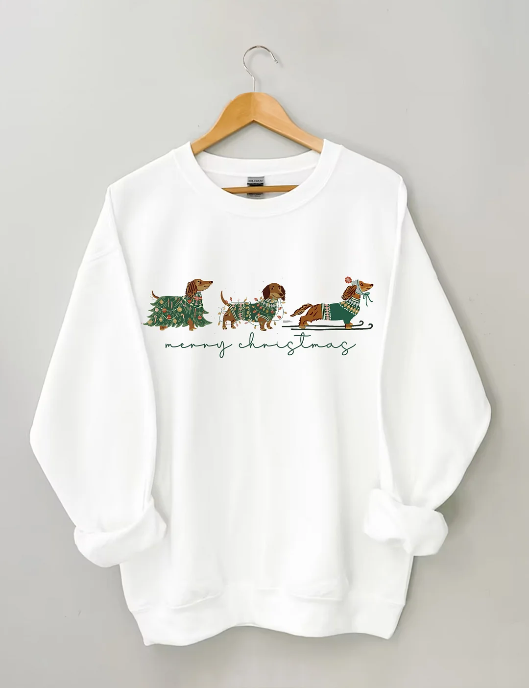 Christmas Dachshund Dog Sweatshirt