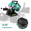 220W Chain Grinder 100mm Automatic Chain Sharpener Angle Adjustable Garden Tools