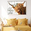 Hignland Cow - 11CT Stamped Cross Stitch 50*40cm