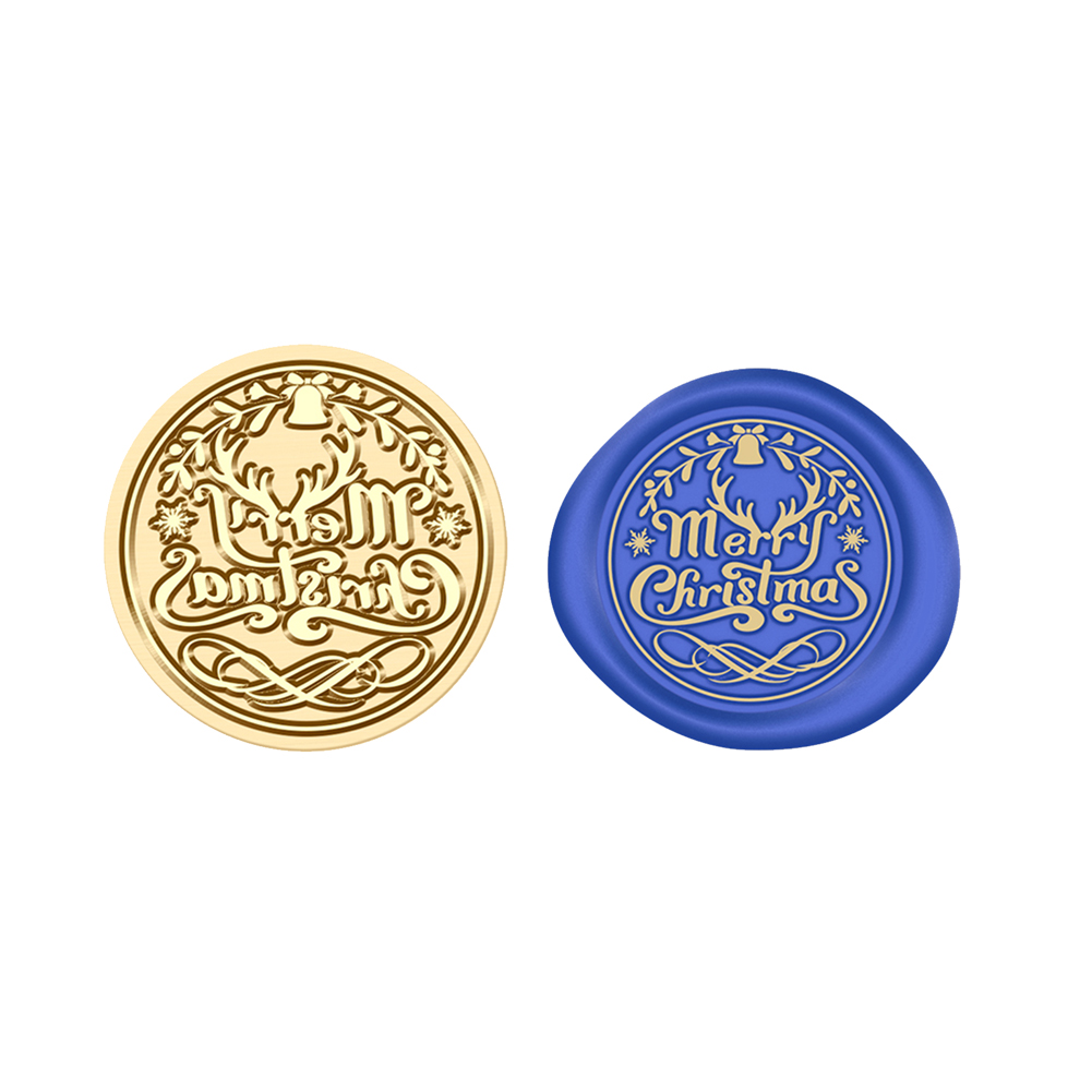 

25mm Christmas Wax Seal Stamp Cartoon Head - Wax Seal Stamp, 501 Original