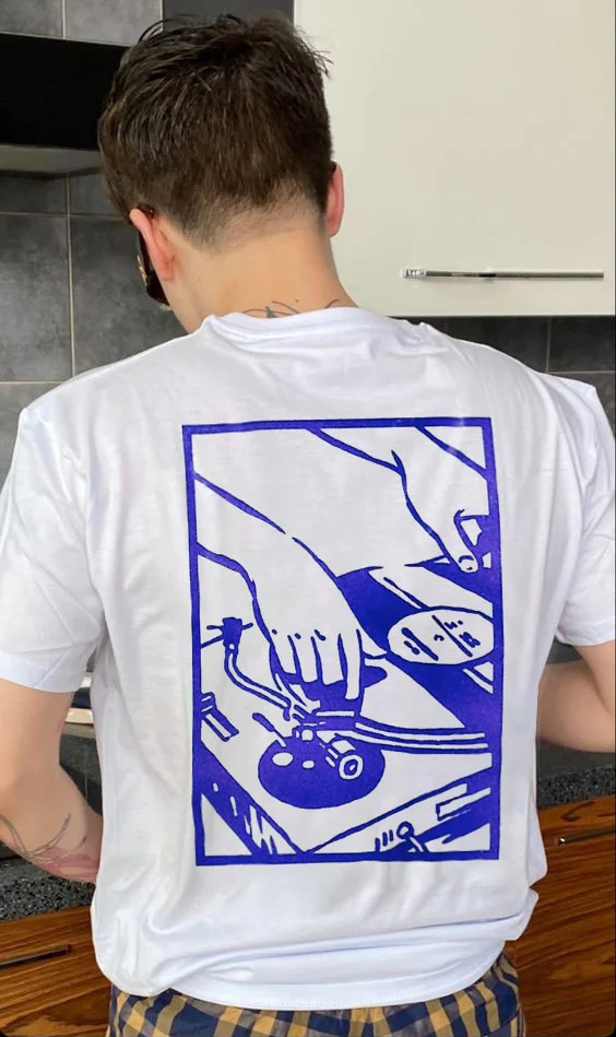 DISCO MUSIC Printing Casual Men's T-shirt