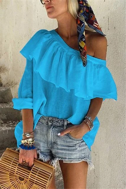Off Shoulder Ruffled top