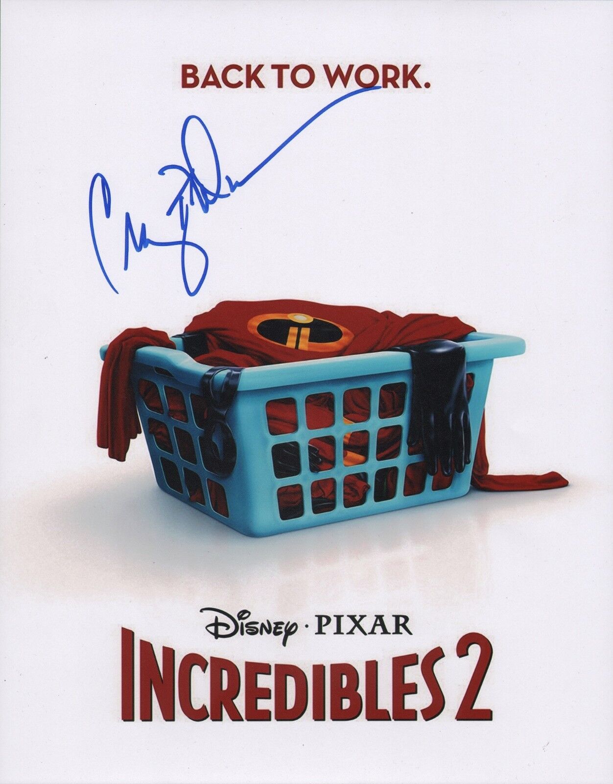 ~~ CRAIG T. NELSON Authentic Hand-Signed The Incredibles 2