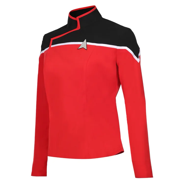 Star Trek: Lower Decks Season 1-Mens Uniform Shirt Top Only Cosplay Costume