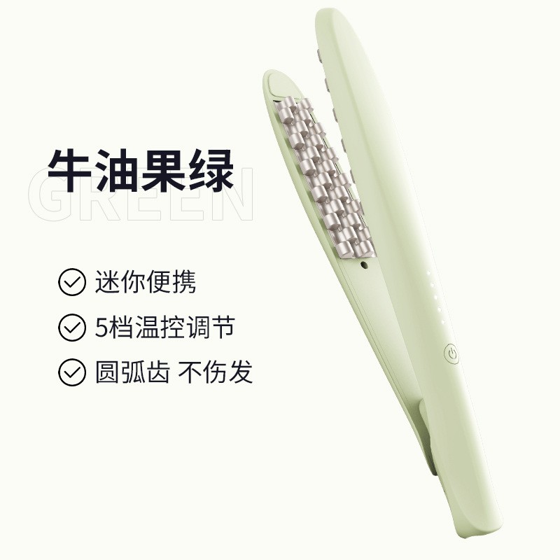 高颅顶卷发棒 蓬松夹板烫发器卷发波浪烫发夹板60W-Digicat 猫电澳洲