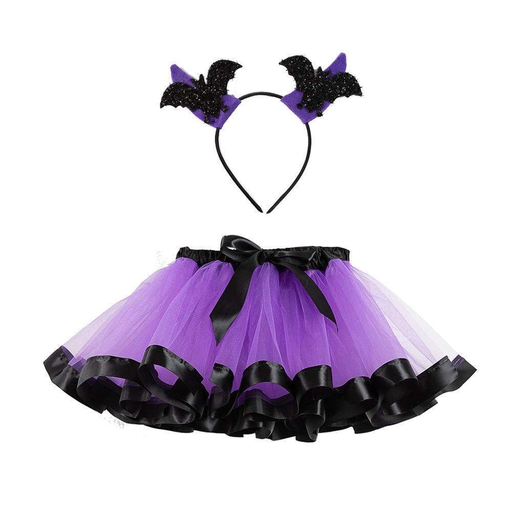 Halloween Short Dress with Wing Party Cos Prop