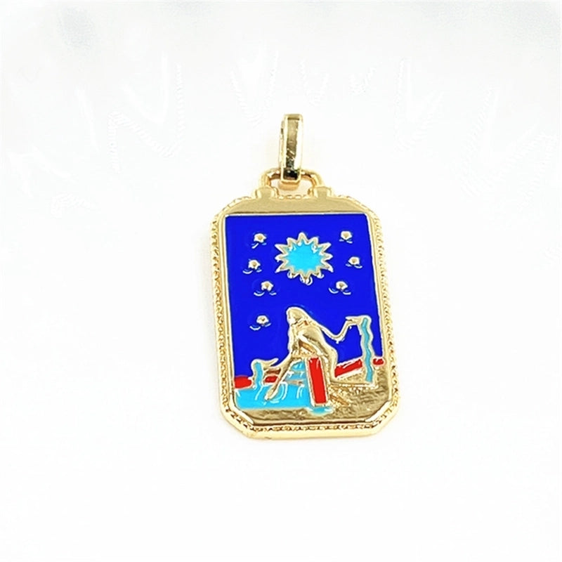 1 Piece Minimalist Star Copper Chain Pendant Necklace