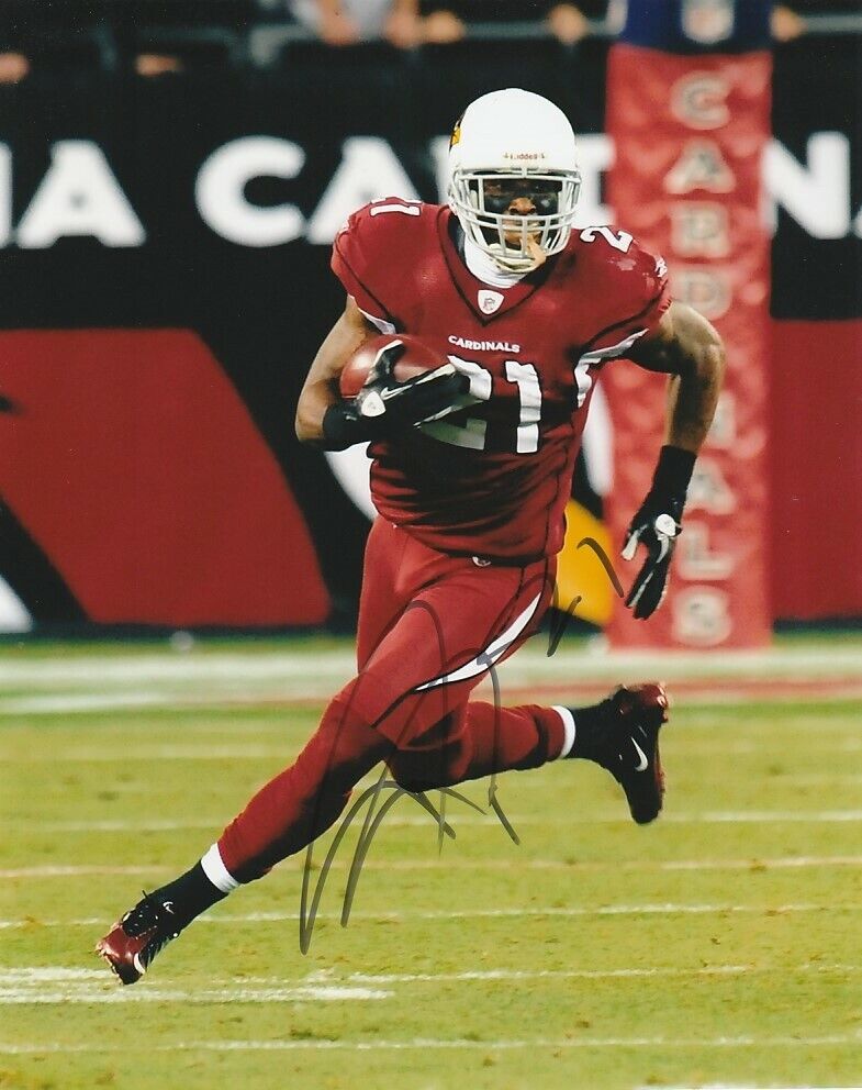 PATRICK PETERSON SIGNED ARIZONA CARDINALS FOOTBALL 8x10 Photo Poster painting #1 NFL EXACT PROOF