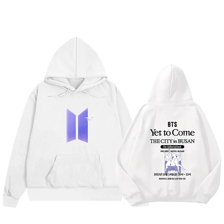 BTS Yet To Come Concert Logo Hoodie