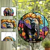 Diamond Painting Acrylic Stained Glass Elephant Hanging Pendant Home Decor
