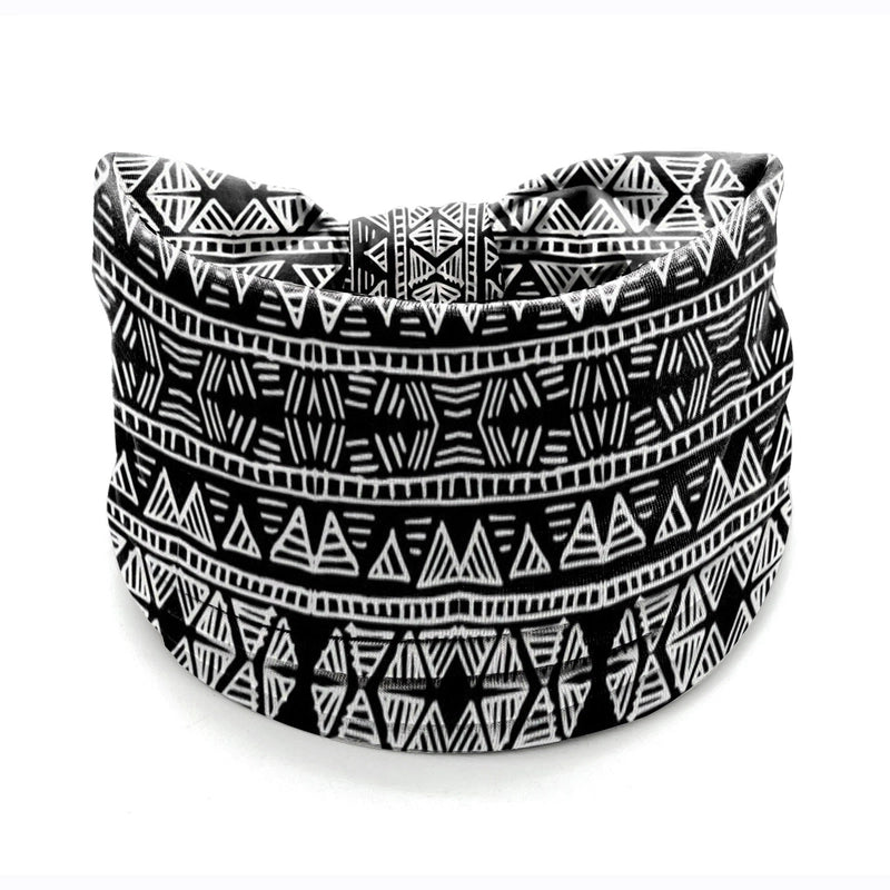 Women’s Hair Band African Print Pattern Wide Edge Elastic Knot Sports Yoga Headband Women’s Headwear Hair Accessories