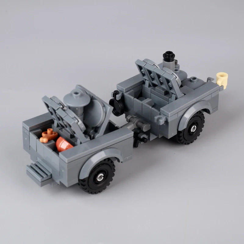 WW2 US Army Field Kitchen Custom Military MOC Minifigure Bricks monstertoys