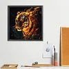 Diamond Painting-5D Full Round Drill Tiger(40*40 CM)