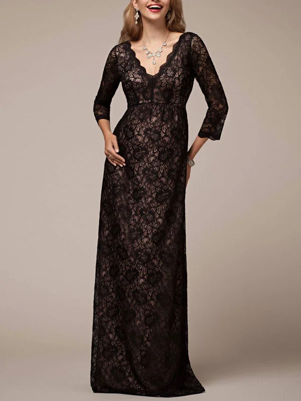 Atmospheric Lace Delicate Maternity Ladies Dress