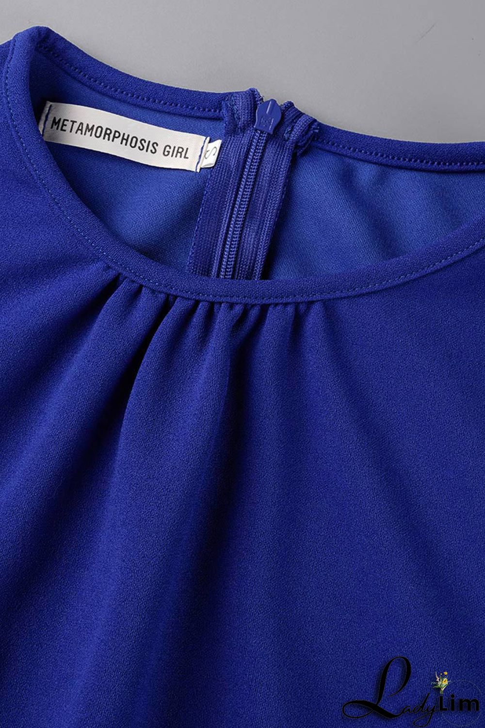 Red Fashion Casual Solid Patchwork O Neck Short Sleeve Dress