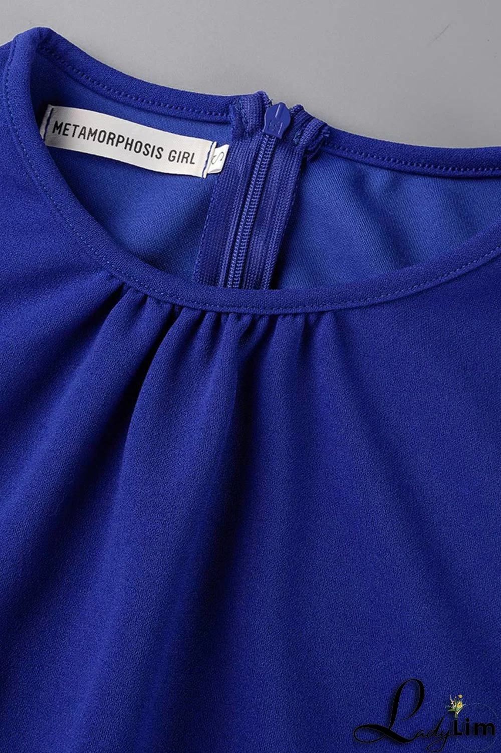 Red Fashion Casual Solid Patchwork O Neck Short Sleeve Dress