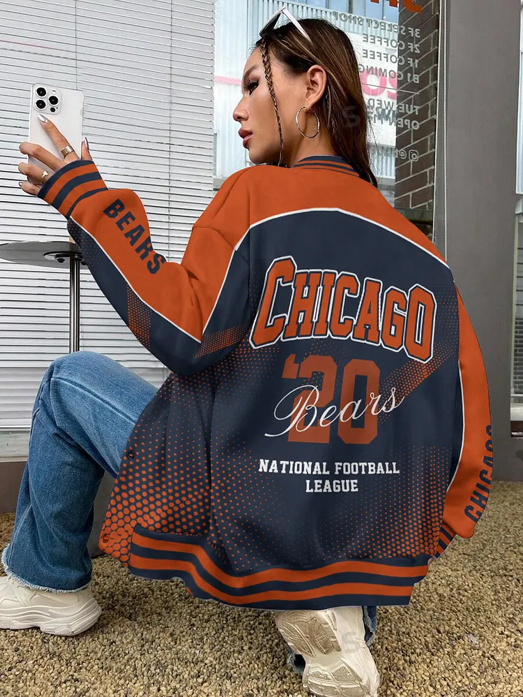 Chicago Bears National Football League 2024 Make Your Mark Unisex Varsity Jacket