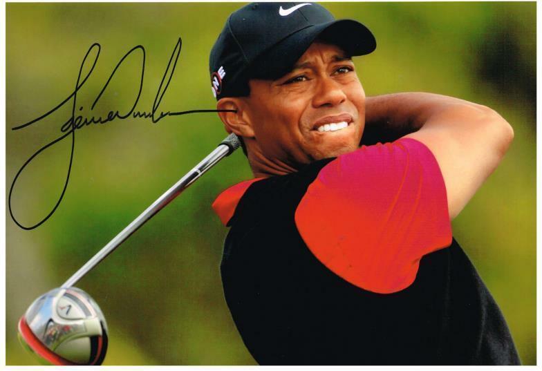 TIGER WOODS Signed Photo Poster paintinggraph - GOLF Star - preprint