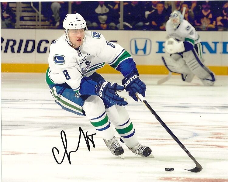 Vancouver Canucks Chris Tanev Autographed Signed 8x10 Photo Poster painting COA THREE