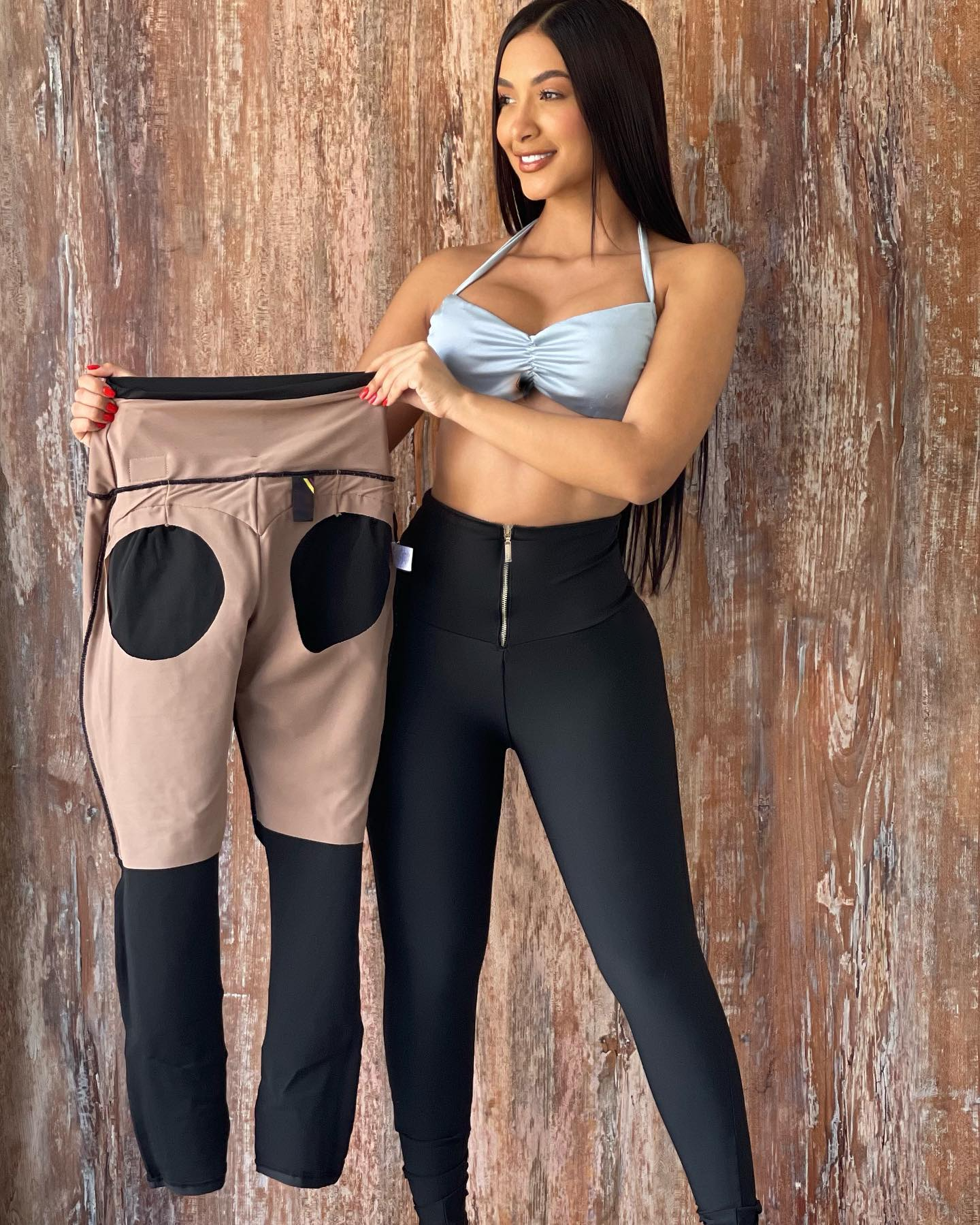 Tummy Control Zipper Butt Lift Pants