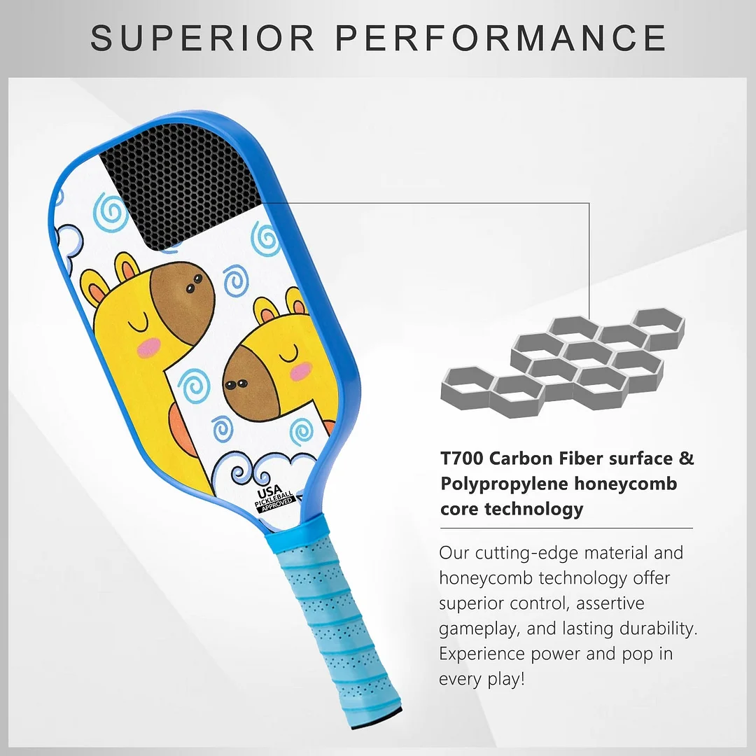 Original Paddle (16mm) T700 Sandblasted Carbon Fiber-Cheerful Canvas Paddle