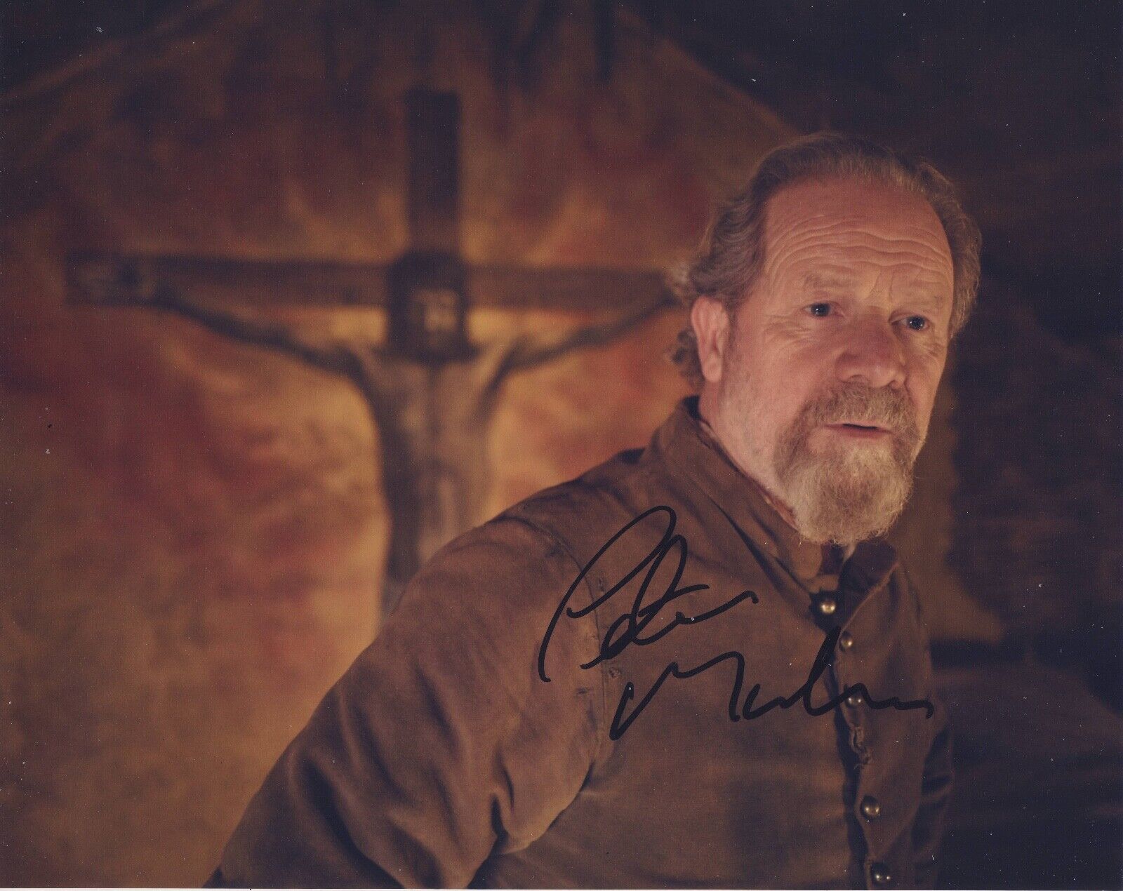 Peter Mullan Autograph Signed 8x10 Photo Poster painting AFTAL [B3519]