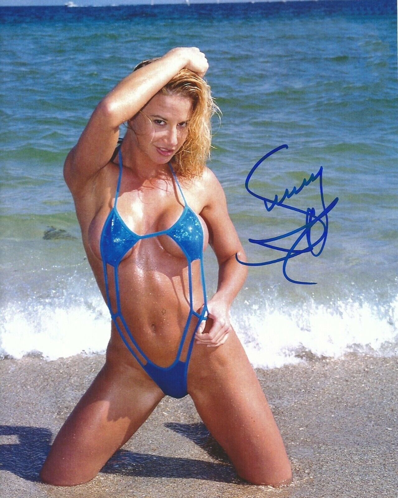 Sunny ( WWF WWE ) Autographed Signed 8x10 Photo Poster painting REPRINT