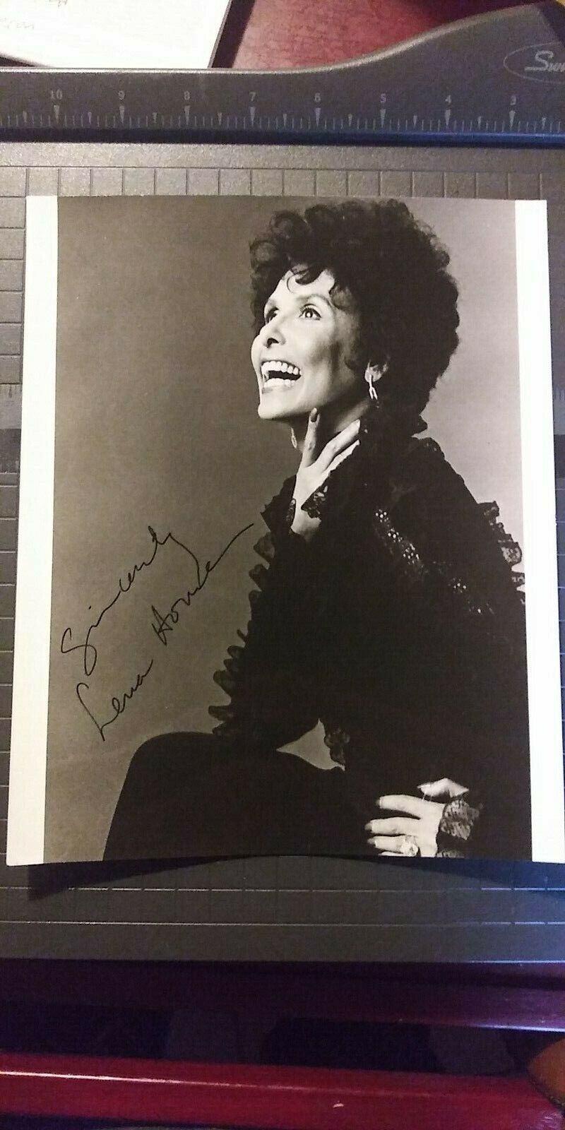 Lena Horne signed 8x10