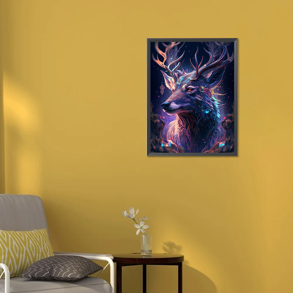 Full Round Diamond Painting 30*40cm - Reindeer