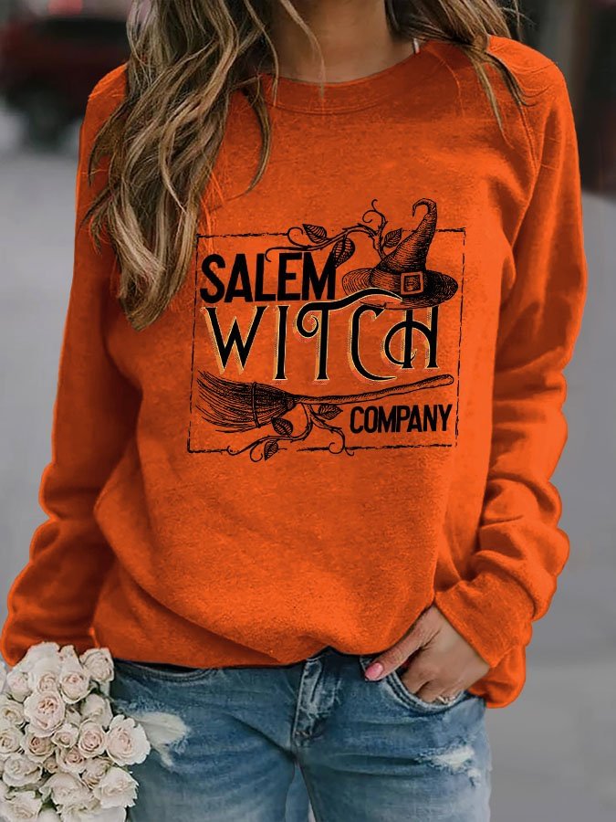 Fashion Print Long Sleeve Sweatshirt