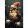 (40*60cm)Christmas Sparrow - Full Round Drill Diamond Painting