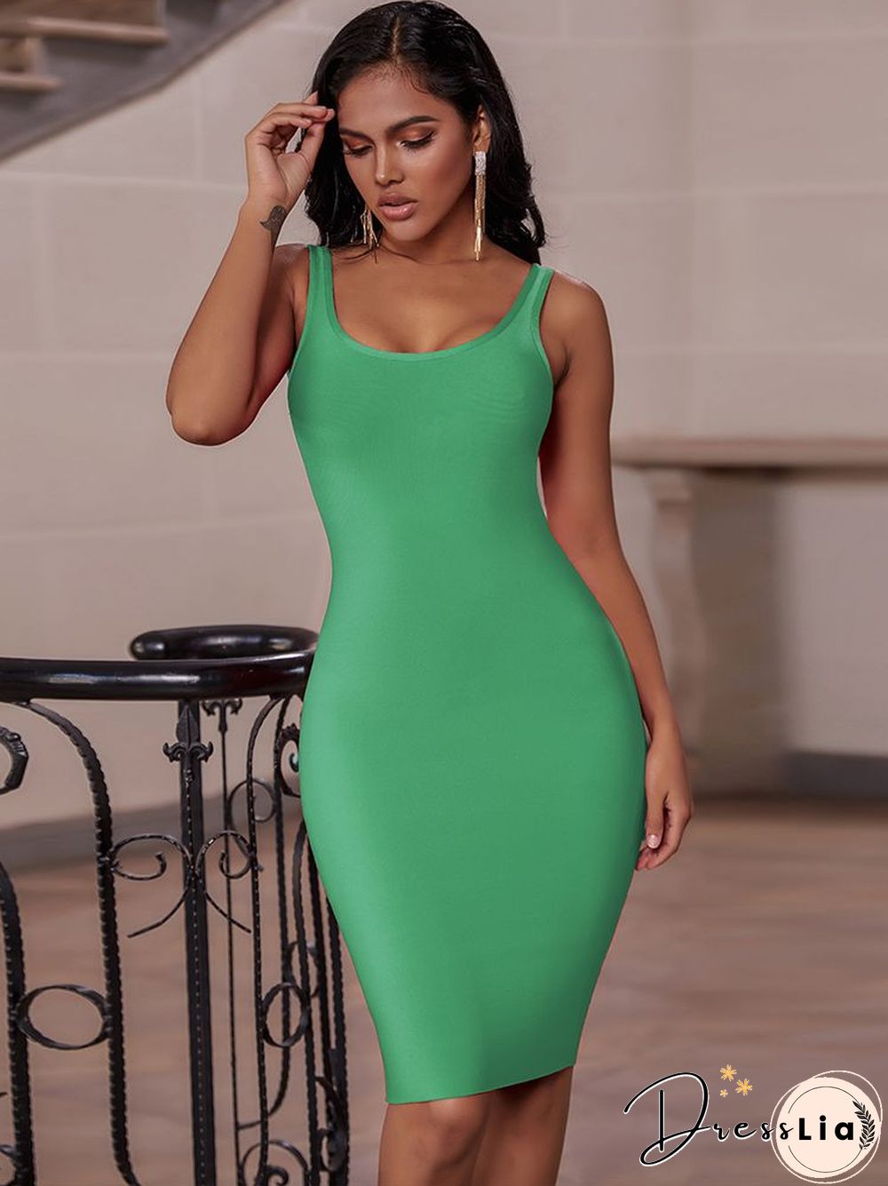 Bandage Dress Red Summer Women's Midi Dress Bodycon Elegant Sexy High Quality Yellow Pink White Evening Party Dress Club