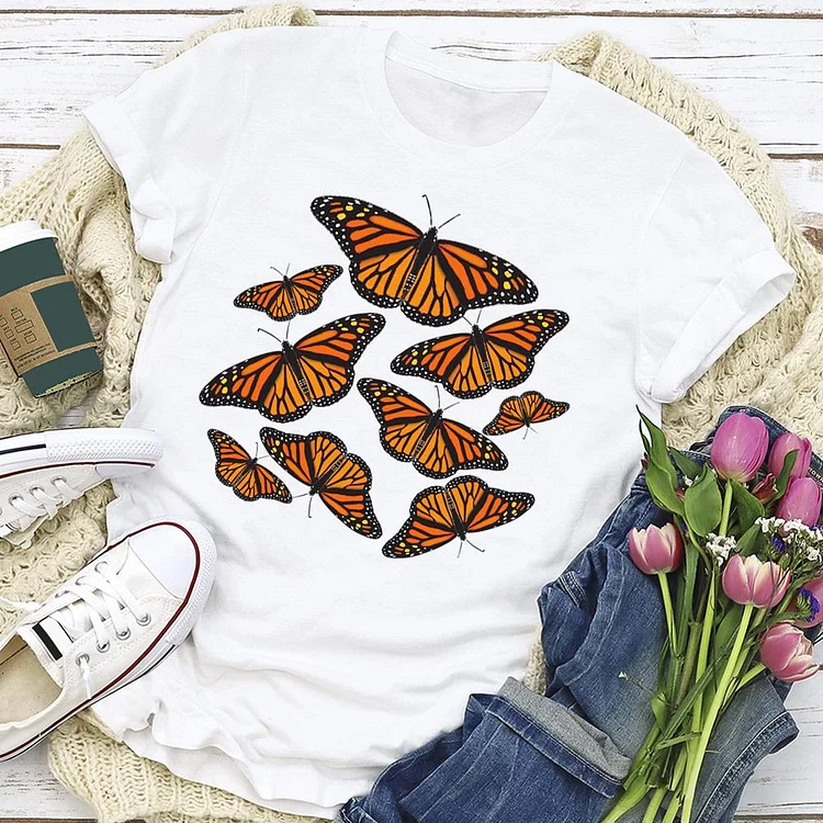 Butterfly insect T-shirt Tee -04296-Annaletters