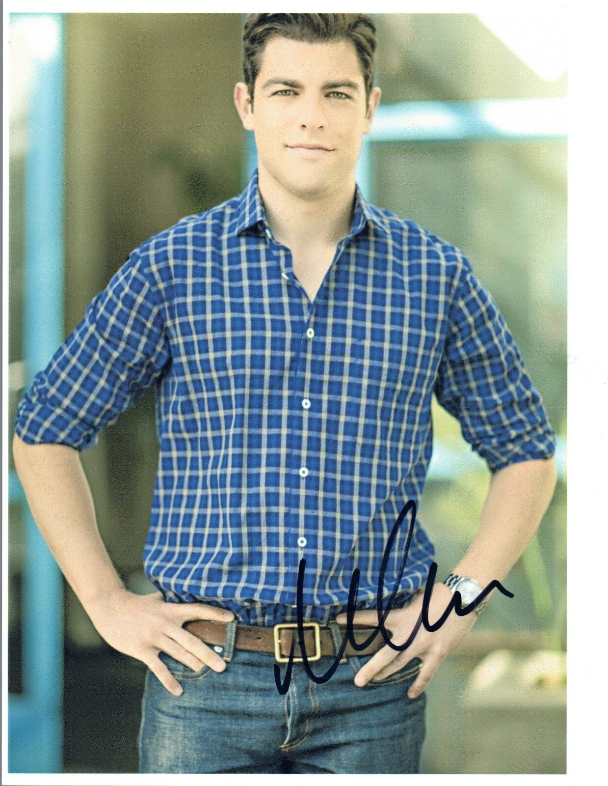 Max Greenfield Signed Autographed 8x10 Photo Poster painting New Girl Star COA VD