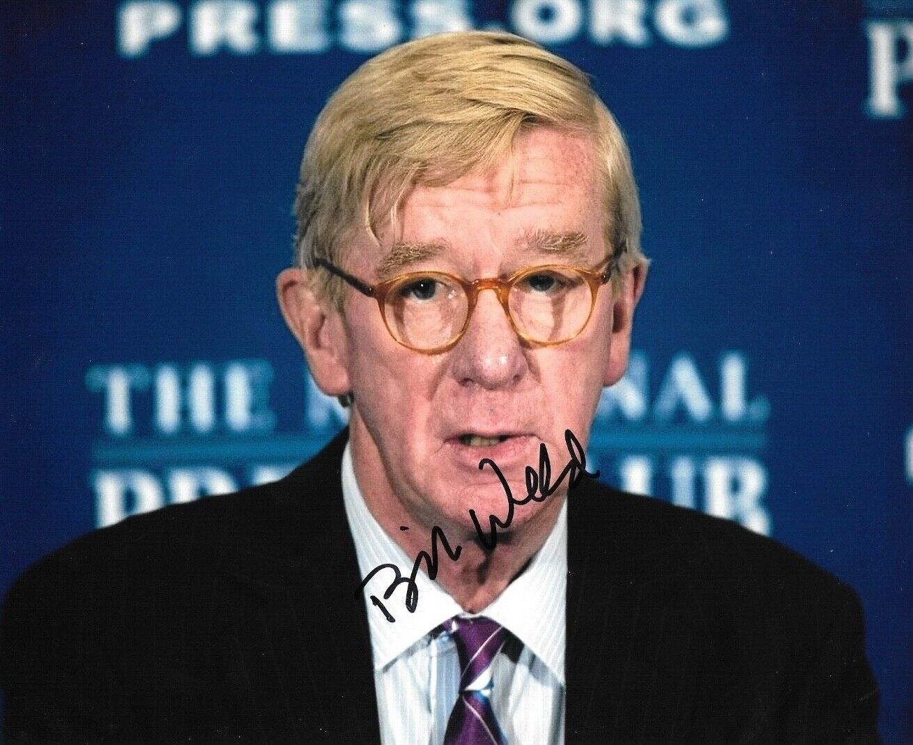 * BILL WELD * signed autographed 8x10 Photo Poster painting * GOVERNOR OF MASSACHUSETTS * COA 2