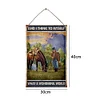 Western Cowboy - Wooden Signs - 30*40cm