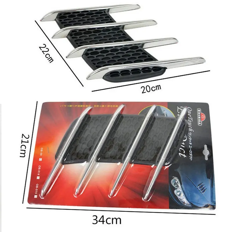 Shark gill vents, hood trim