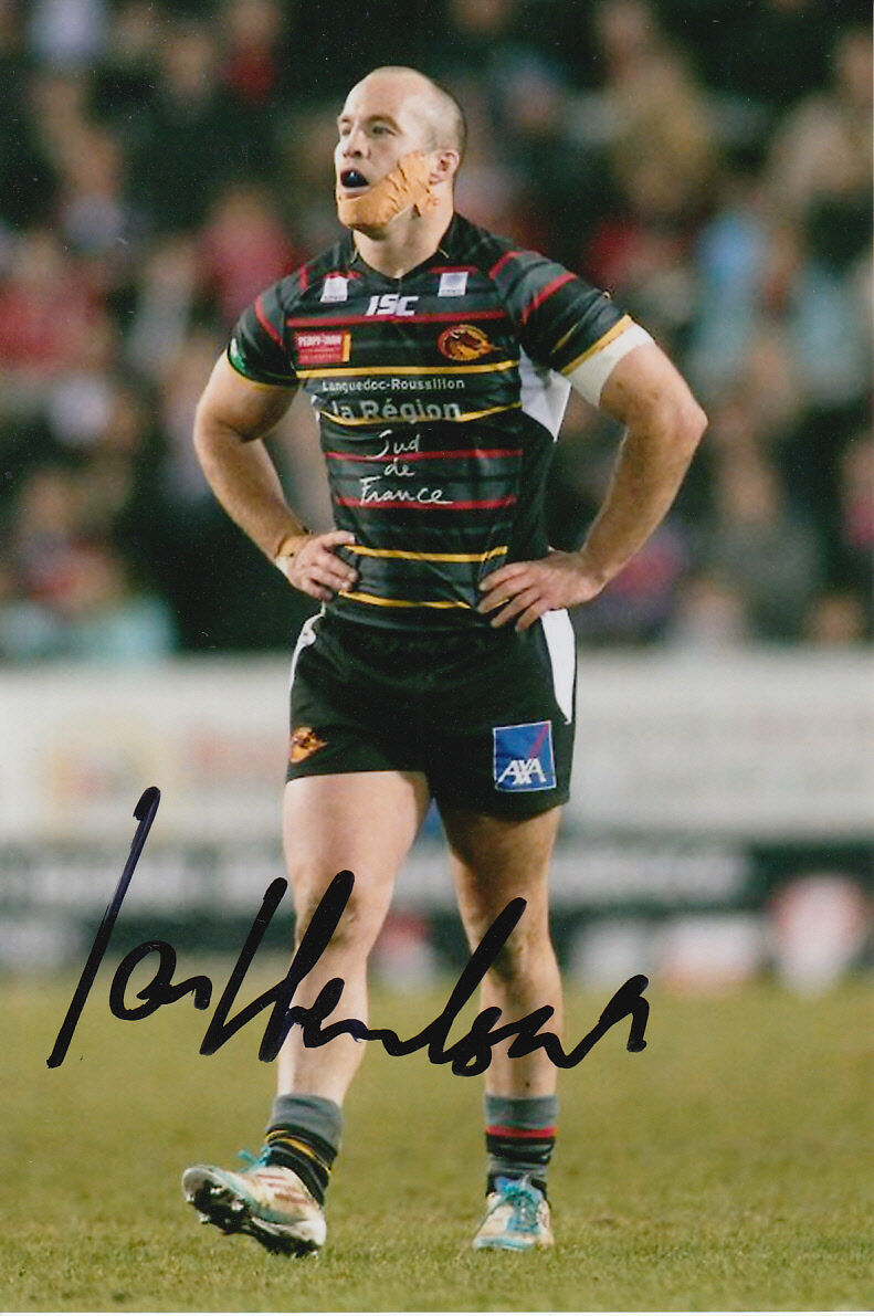 CATALANS DRAGONS HAND SIGNED IAN HENDERSON 6X4 Photo Poster painting 1.