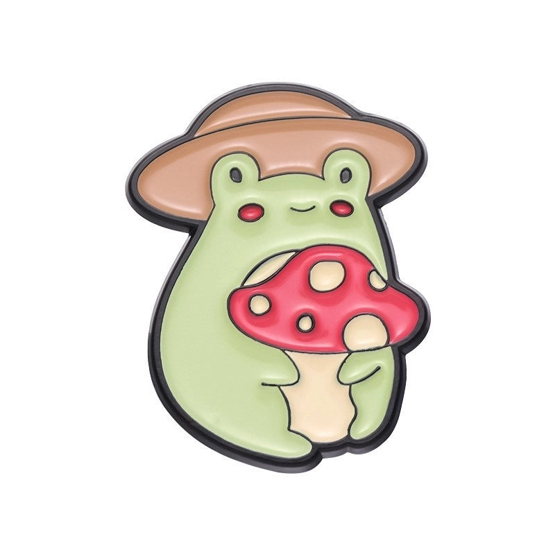 Cartoon Style Cute Pin Frog Alloy Plating Unisex Brooches