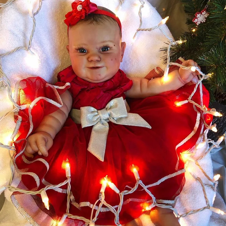  [Christmas Specials]20" Cute Real Lifelike Handmade Silicone Reborn Blonded Baby Girl Dolls Kimberly - Reborndollsshop®-Reborndollsshop®