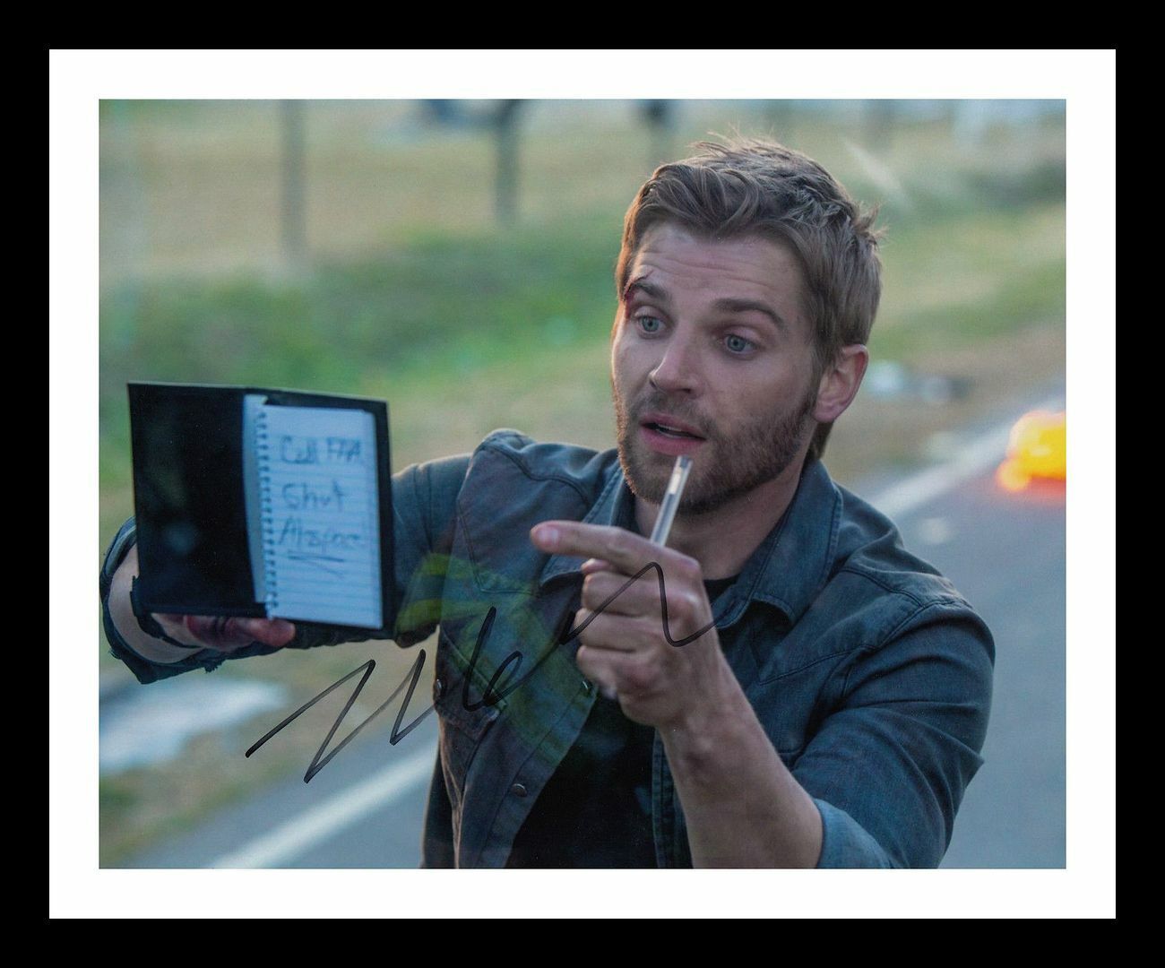 Mike Vogel Autograph Signed & Framed Photo Poster painting