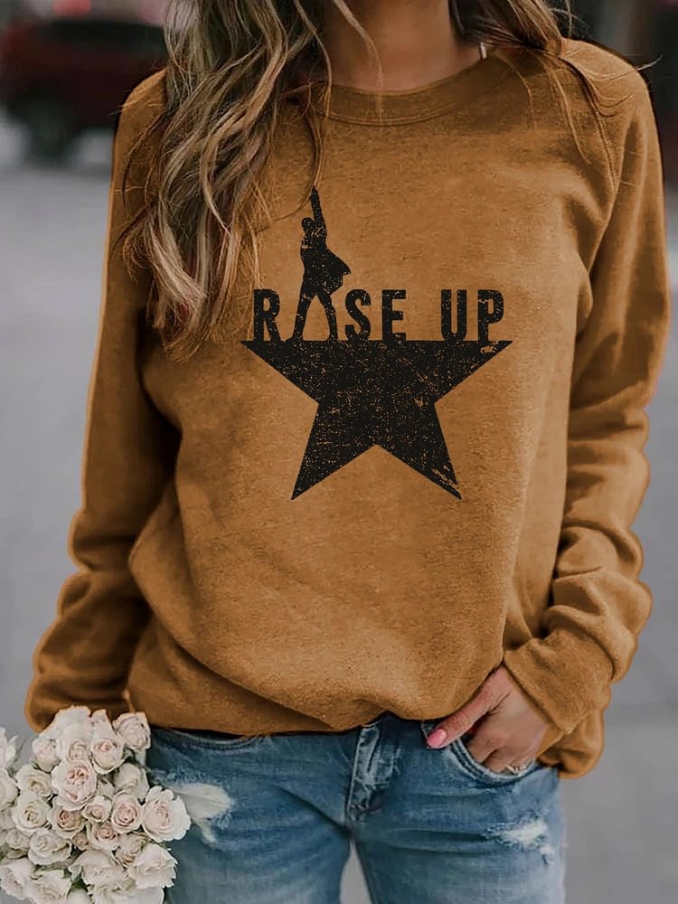 Women's Rise Up Hamilton Print Sweatshirt