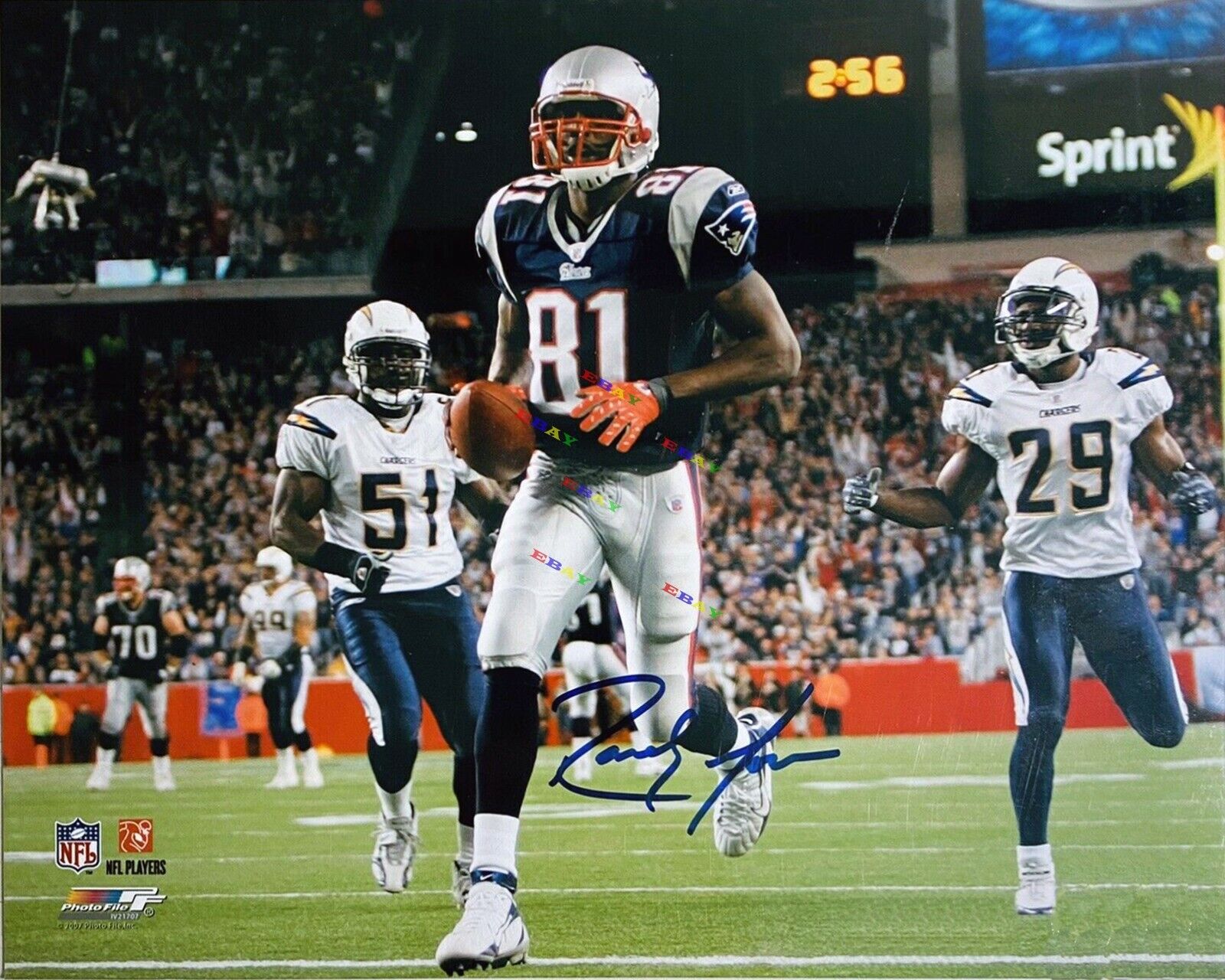 Randy Moss New England Patriots Signed Autographed 8x10 Photo Poster painting Reprint