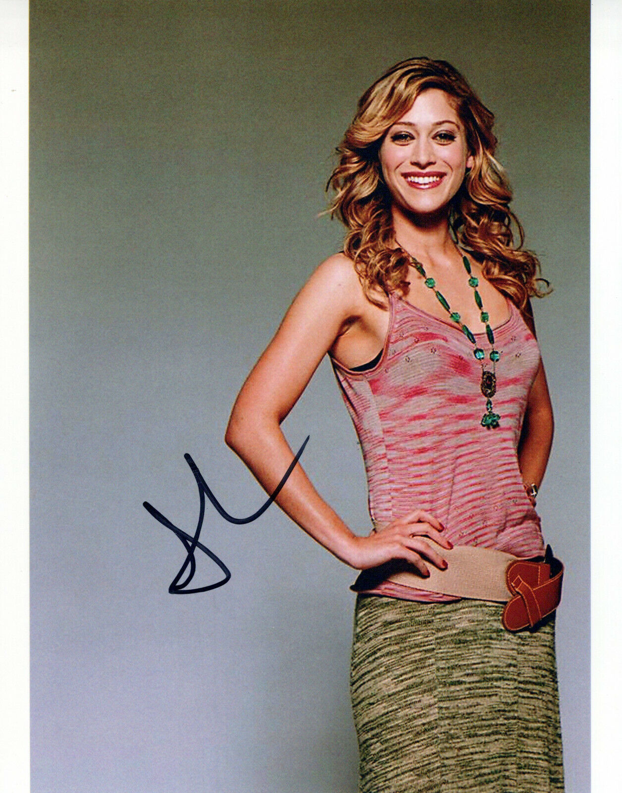 Lizzy Caplan glamour shot autographed Photo Poster painting signed 8x10 #4